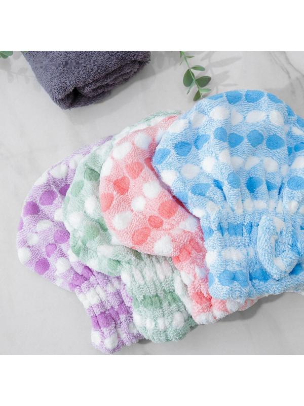 Чалма для сушки волос Доляна, микрофибра, цвет МИКС