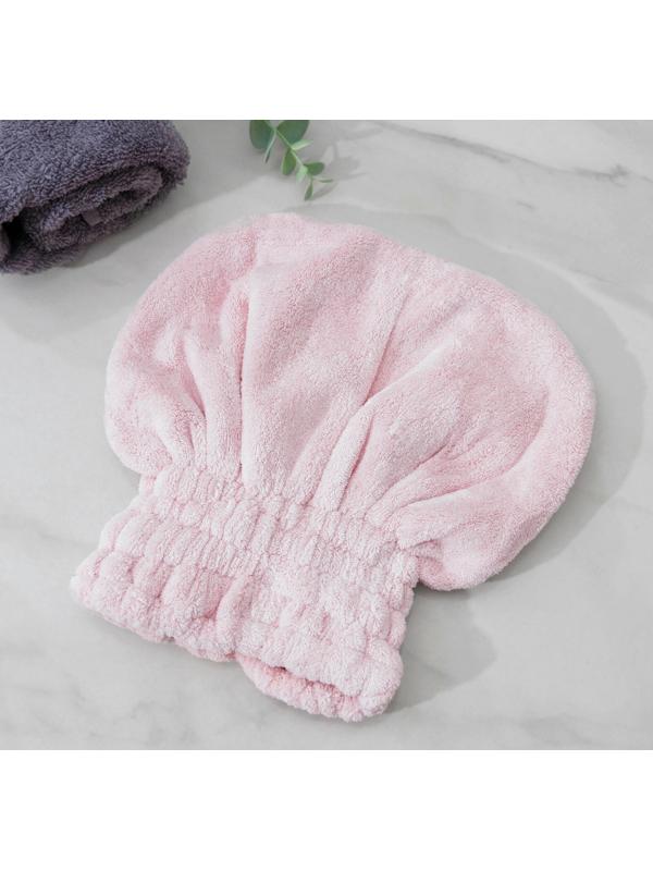 Чалма для сушки волос Доляна, микрофибра, цвет МИКС