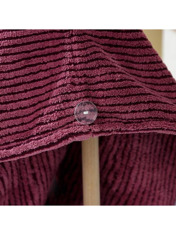 Чалма для сушки волос Доляна, микрофибра, с пуговкой, цвет МИКС