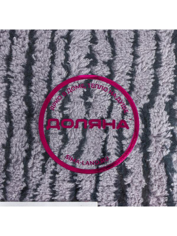 Чалма для сушки волос Доляна, микрофибра, с пуговкой, цвет МИКС