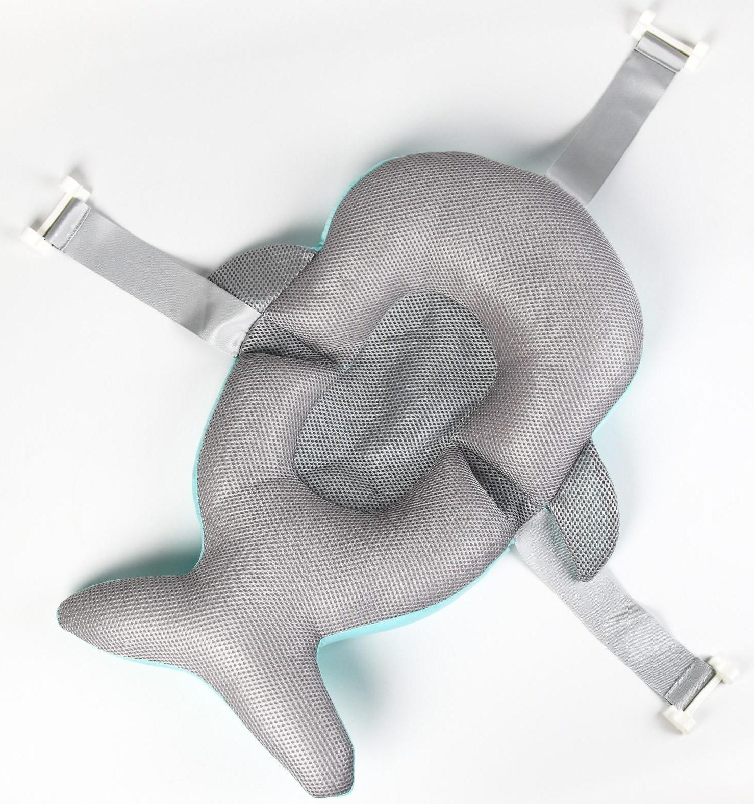 Подкладка - матрасик для купания детская «Кит», цвет голубой