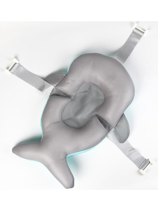 Подкладка - матрасик для купания детская «Кит», цвет голубой