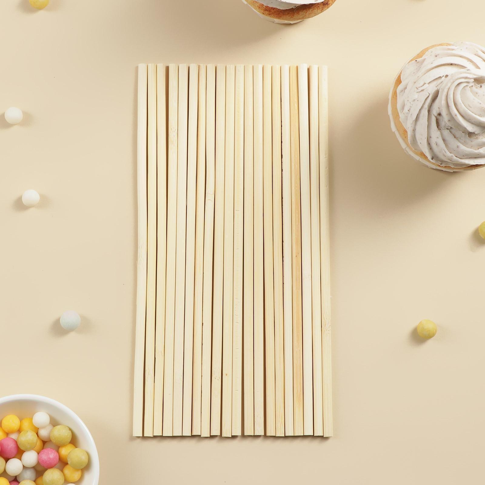 Набор палочек-дюбелей для кондитерских изделий Доляна, 20 шт, длина 20 см, бамбук