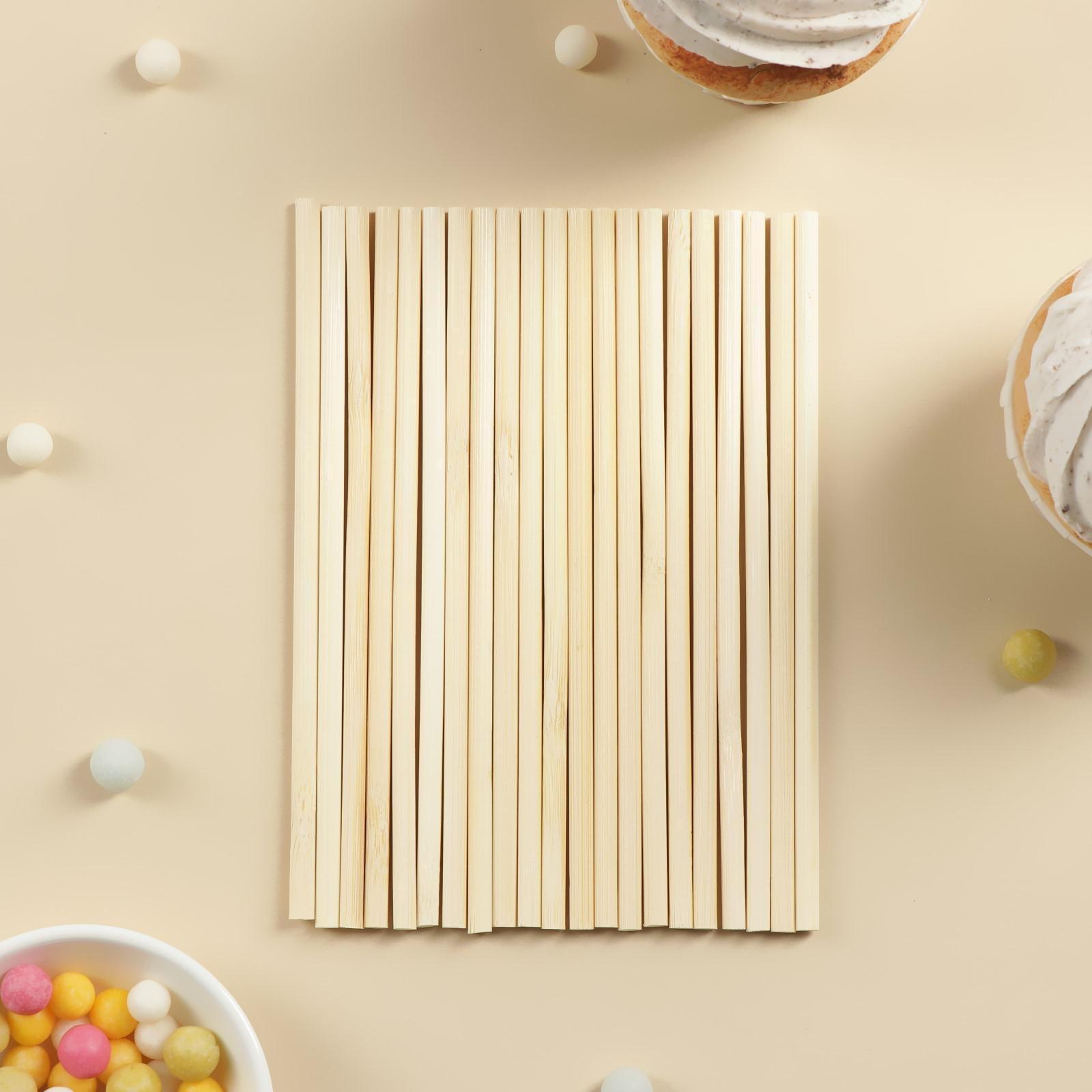 Набор палочек-дюбелей для кондитерских изделий Доляна, 20 шт, длина 15 см, бамбук