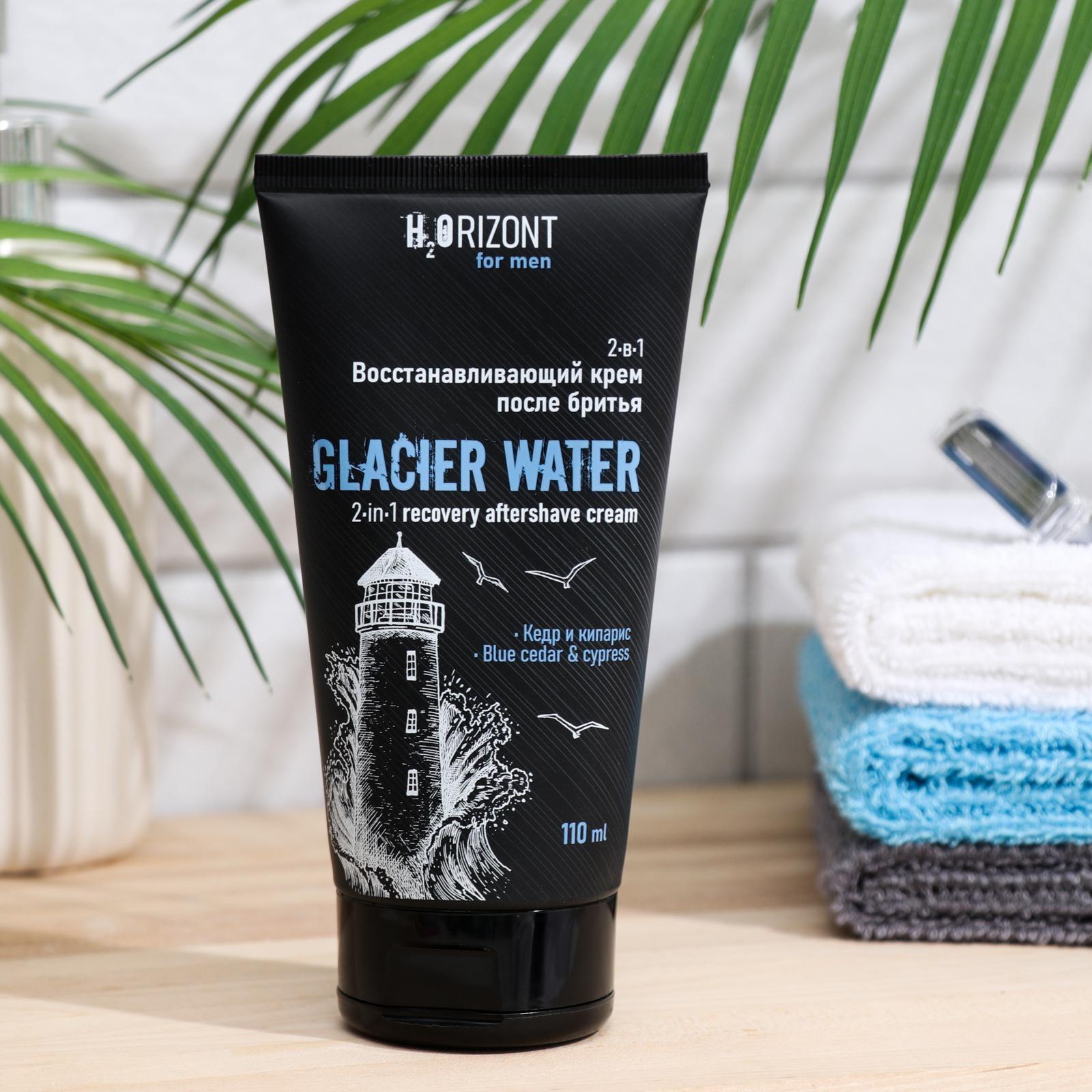 Восстанавливающий крем после бритья 2 в 1 GLACIAR WATЕR, 110 мл