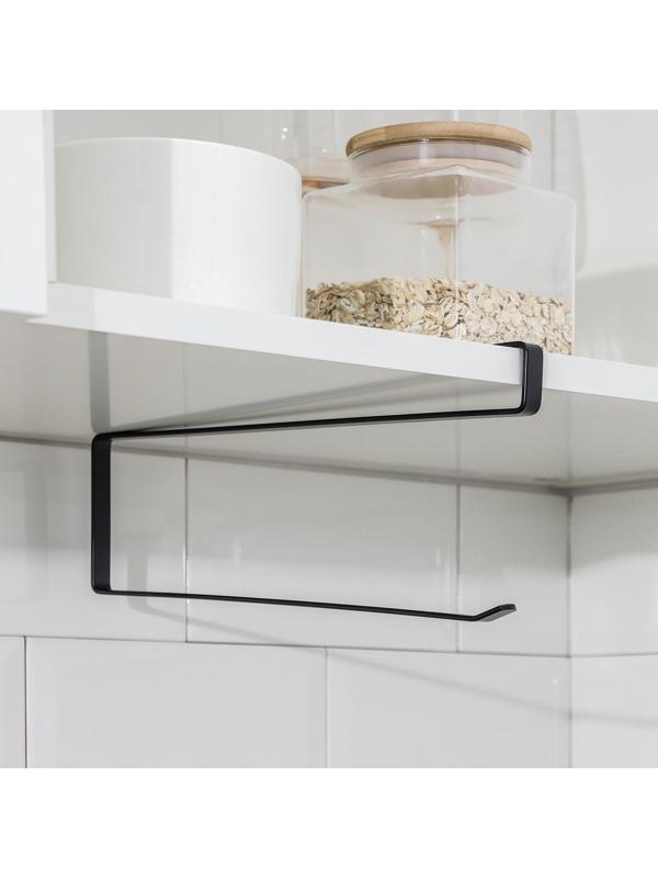 Держатель для бумажных полотенец подвесной, цвет чёрный