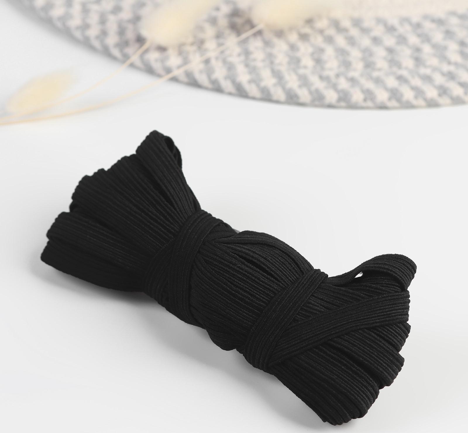 Резинка бельевая, 10 мм, 10 ± 1 м, цвет чёрный