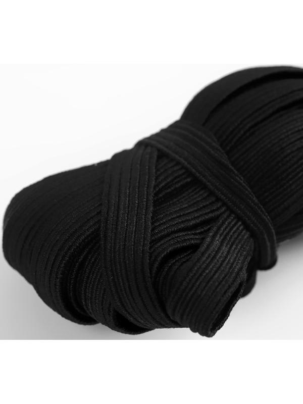 Резинка бельевая, 10 мм, 10 ± 1 м, цвет чёрный