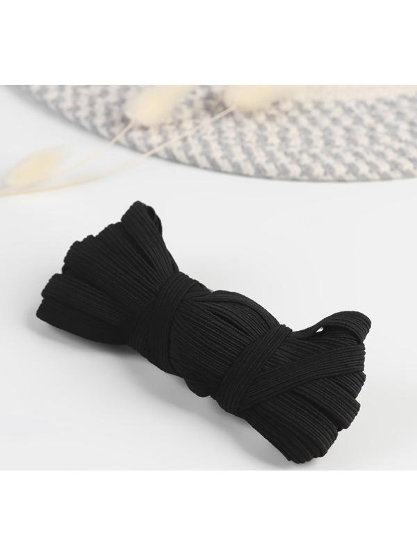 Резинка бельевая, 10 мм, 10 ± 1 м, цвет чёрный