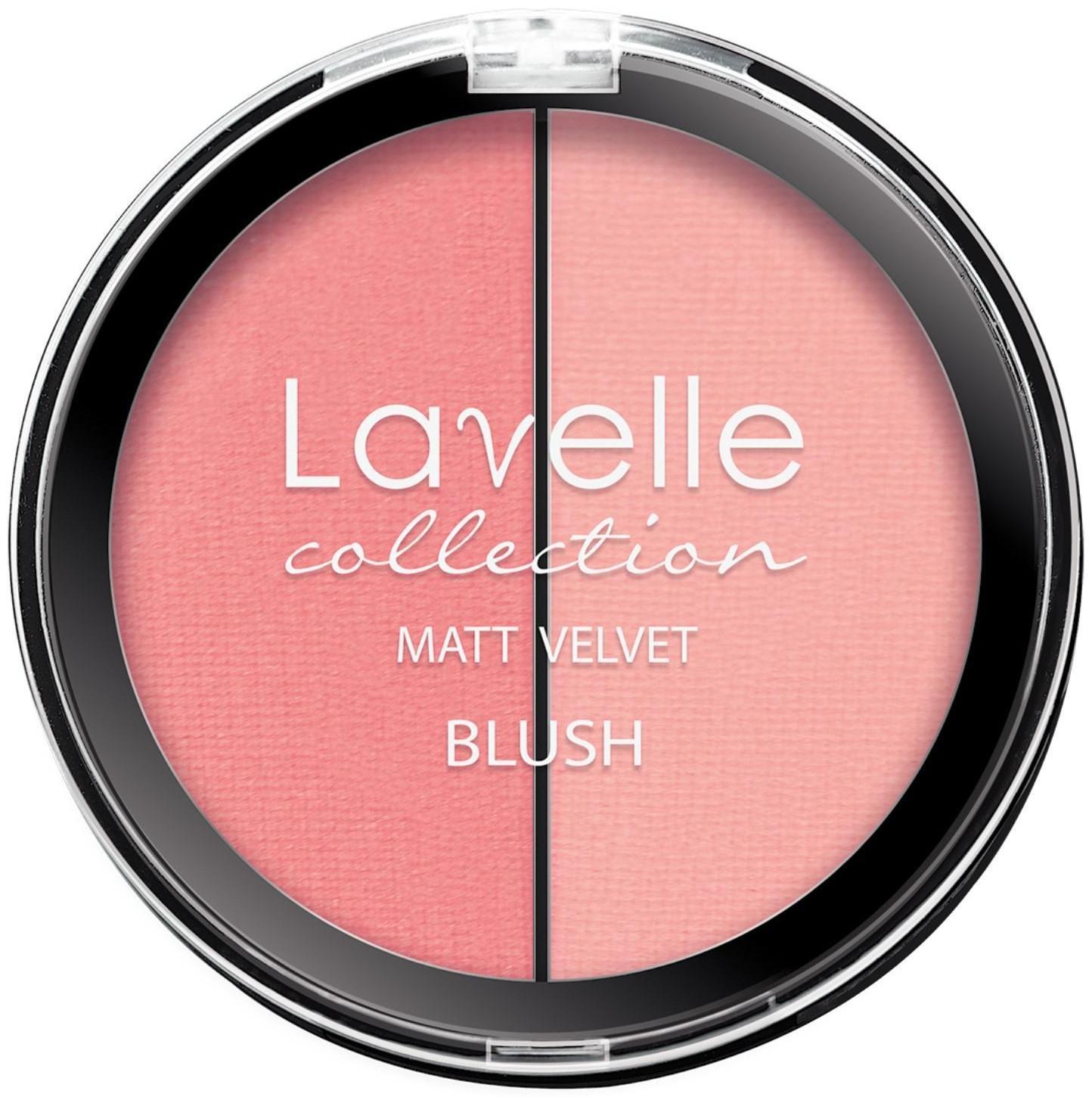 Двухцветные компактные румяна Мatt Velvet Blush, тон 01