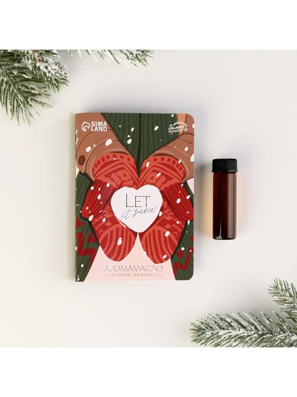 Аромамасло на открытке «Let it snow», 5 мл, аромат свежести
