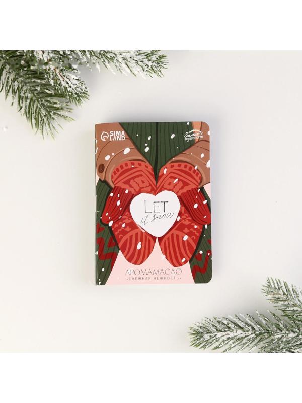 Аромамасло на открытке «Let it snow», 5 мл, аромат свежести