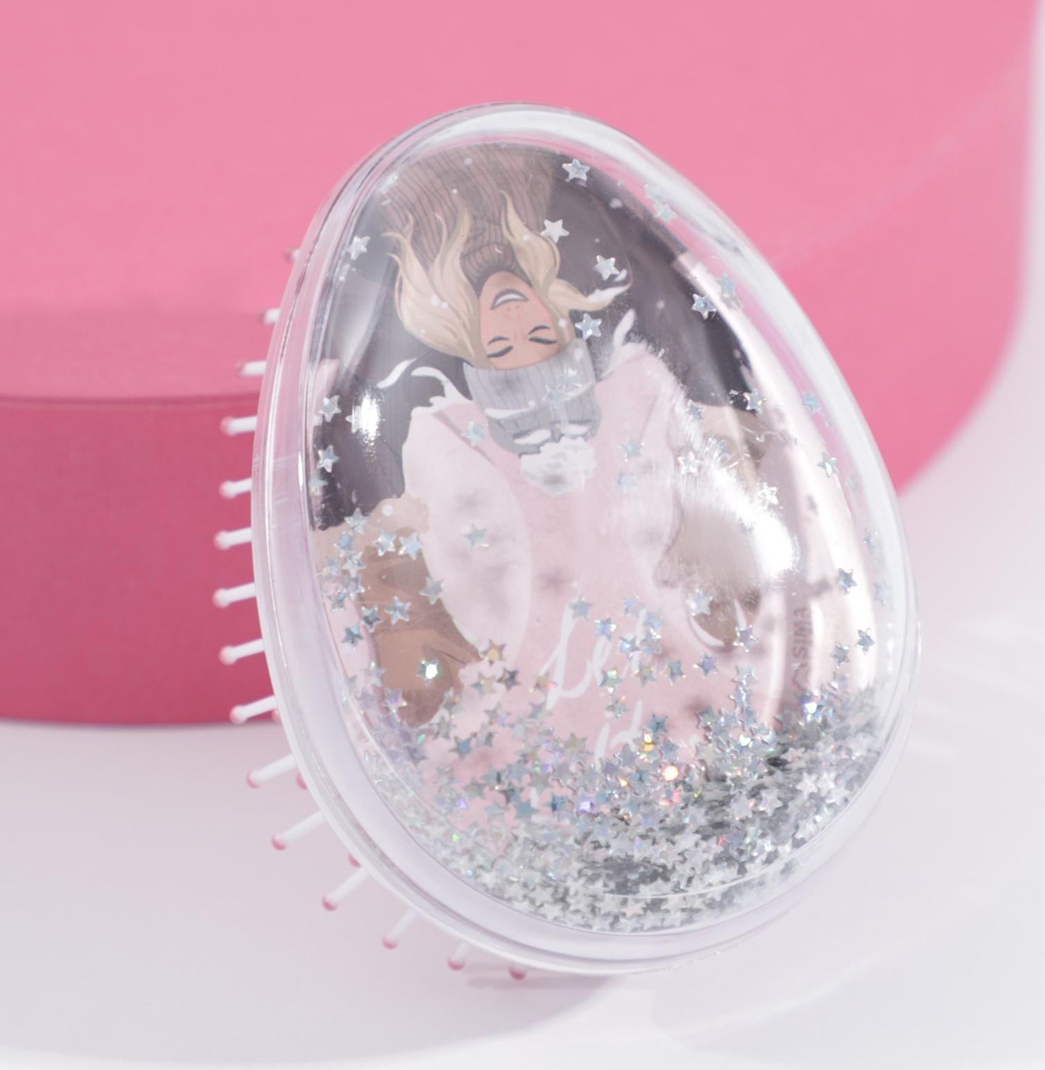 Расческа-шейкер Let it snow. 9 × 6.5 × 4.5 см