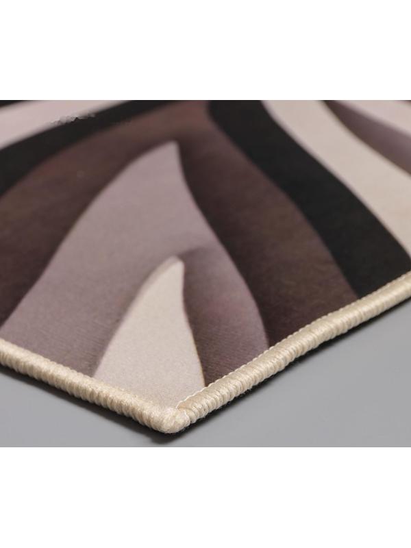 Набор ковриков для ванной и туалета Доляна «Песок», 2 шт: 50×80, 50×40 см