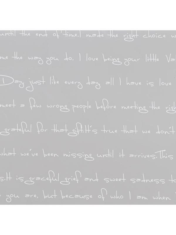 Пленка для декора и флористики, глянцевая, белая, однотонная, 