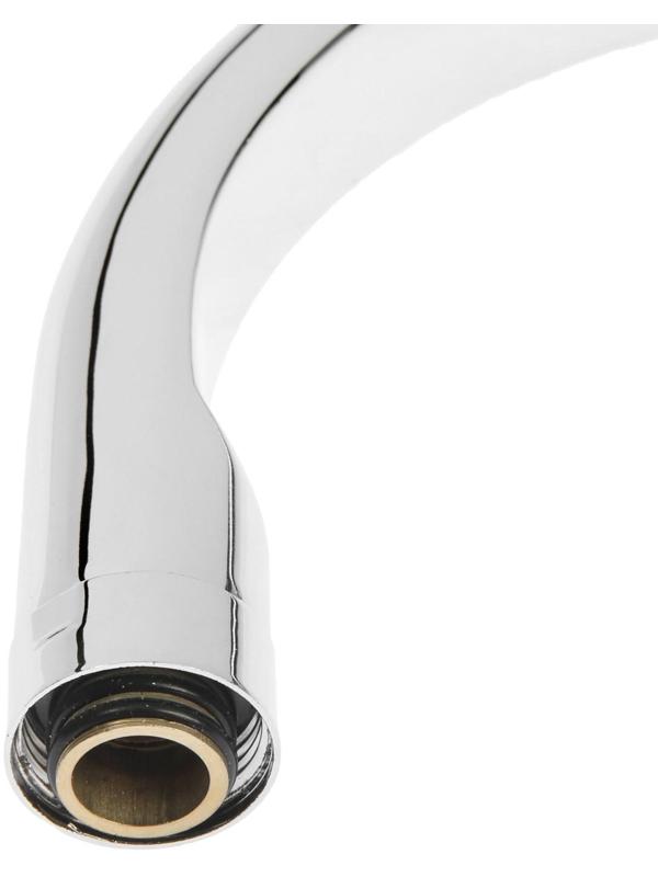 Излив для смесителя ZEIN, по оси 18 см, нержавейка, аэратор пластик