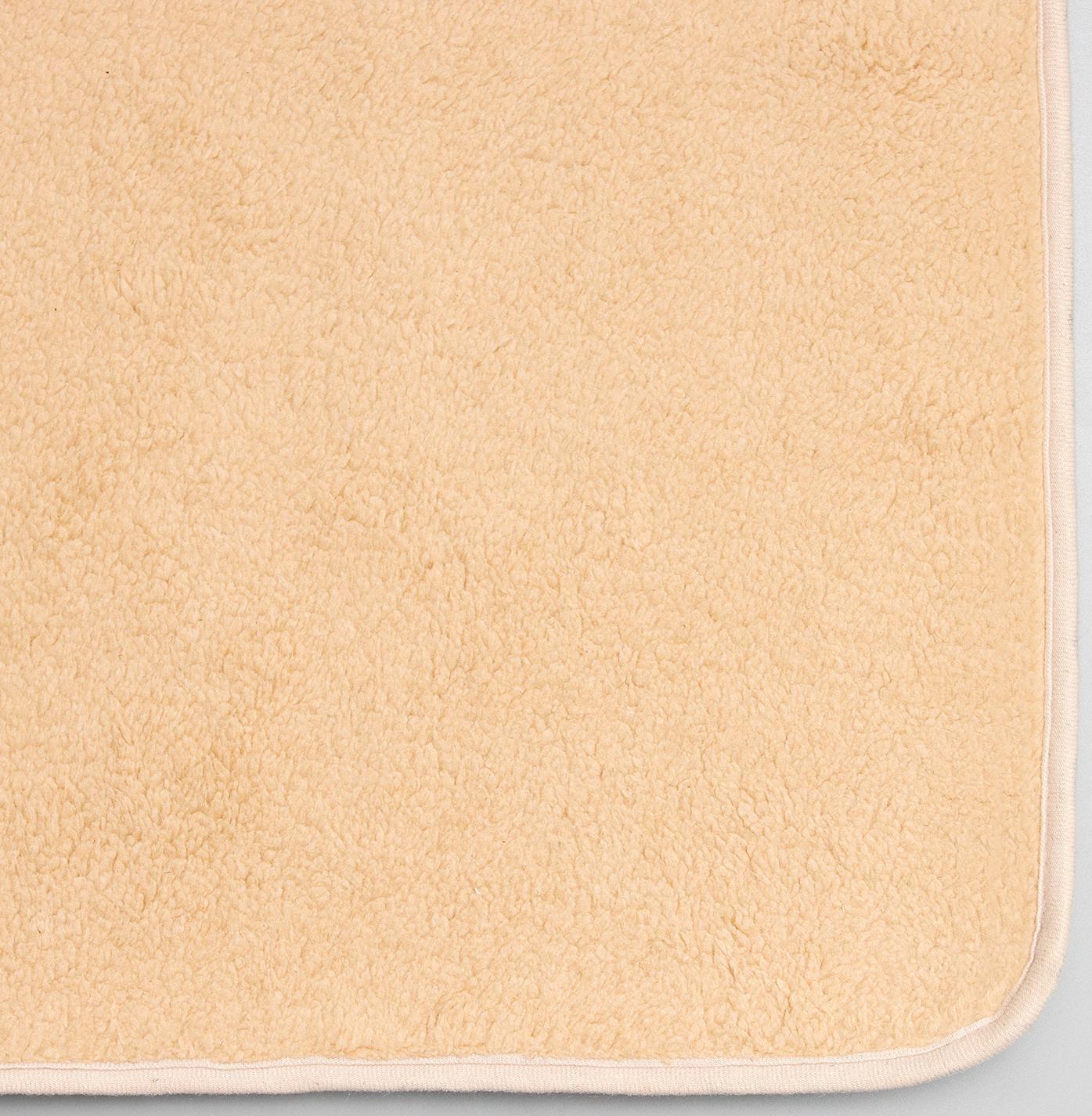 Коврик для ванной Доляна «Нина», 50×80 см, цвет слоновая кость