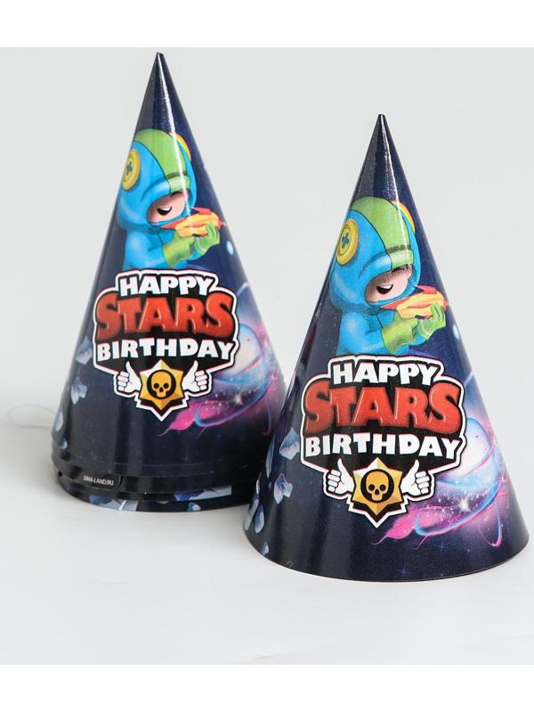 Набор бумажной посуды «С Днём рождения», stars
