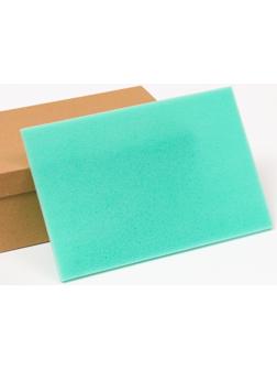 Ложемент из поролона 30 х 20 х 1 см, зеленый