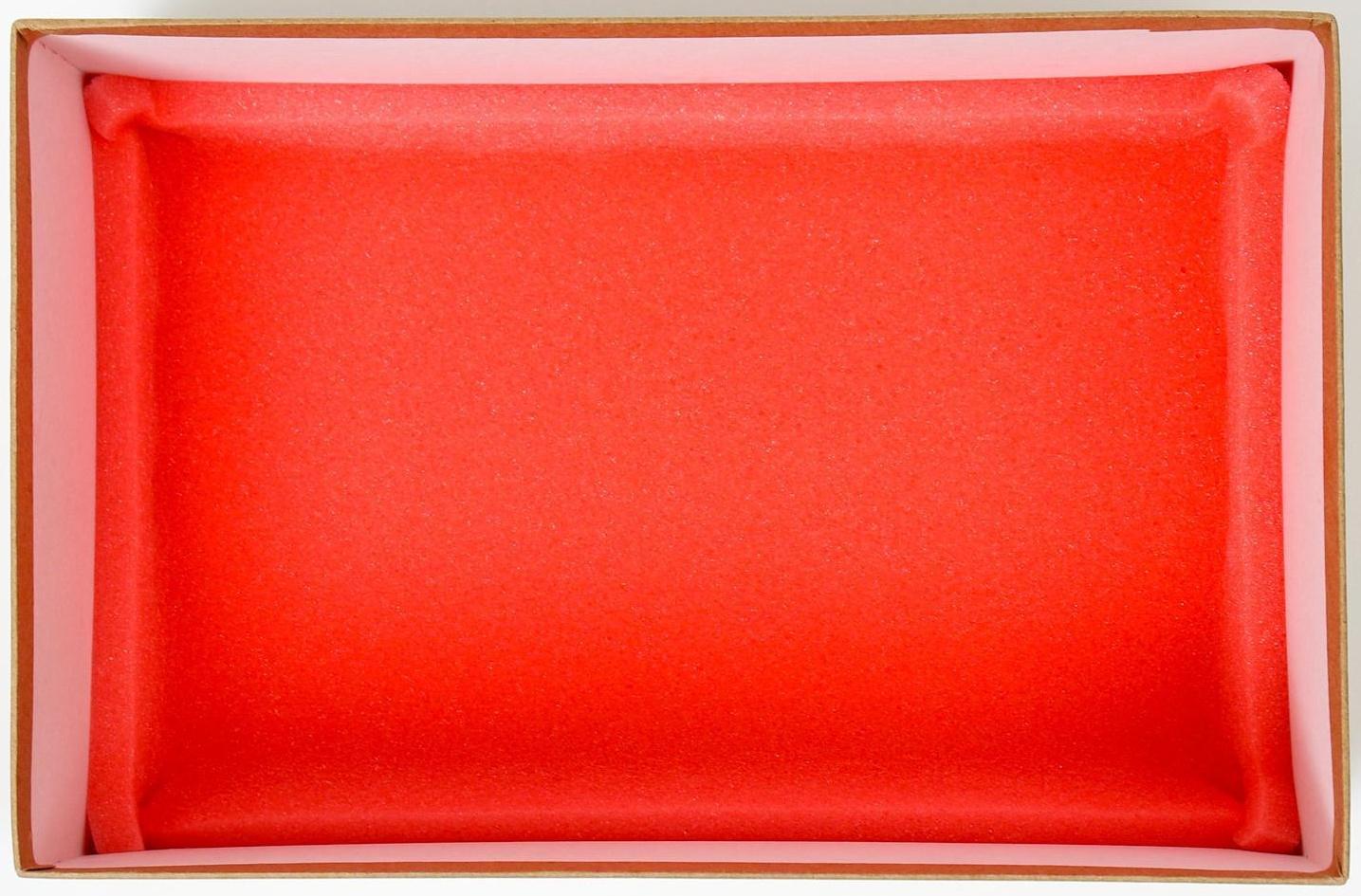 Ложемент из поролона 30 х 20 х 1 см, оранжевый