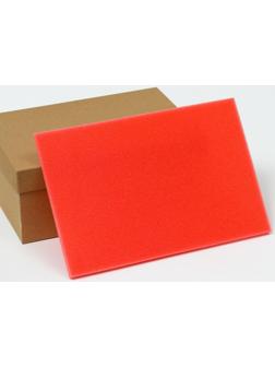 Ложемент из поролона 30 х 20 х 1 см, оранжевый