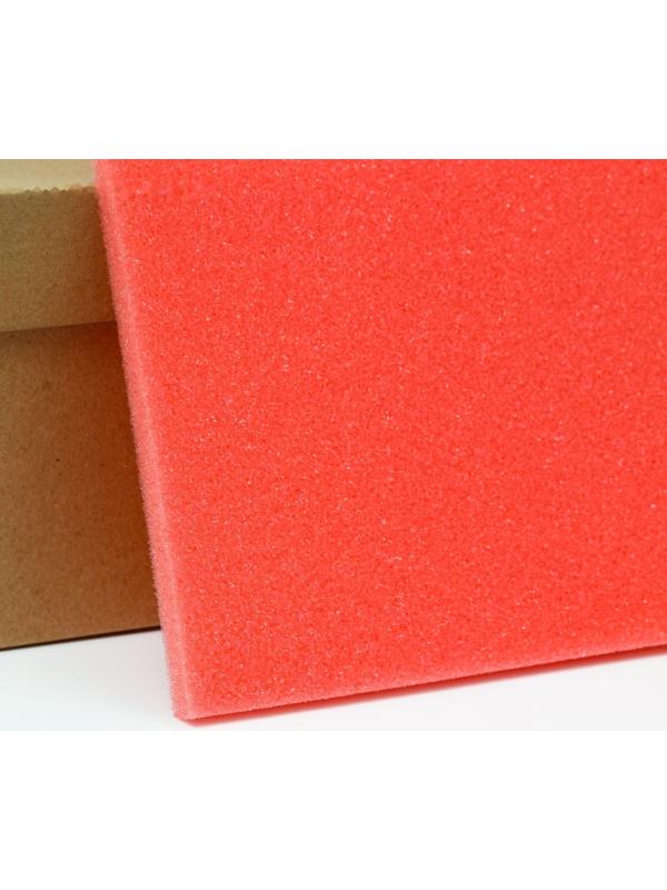 Ложемент из поролона 30 х 20 х 1 см, оранжевый