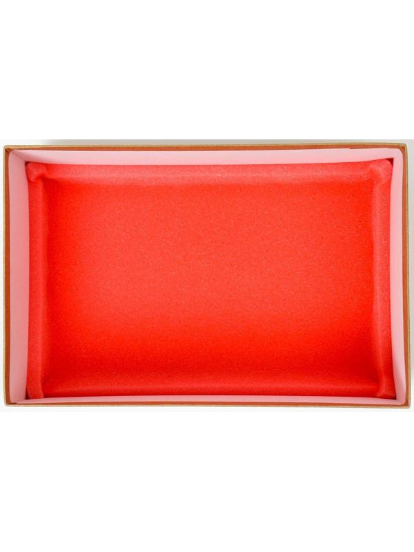 Ложемент из поролона 30 х 20 х 1 см, оранжевый