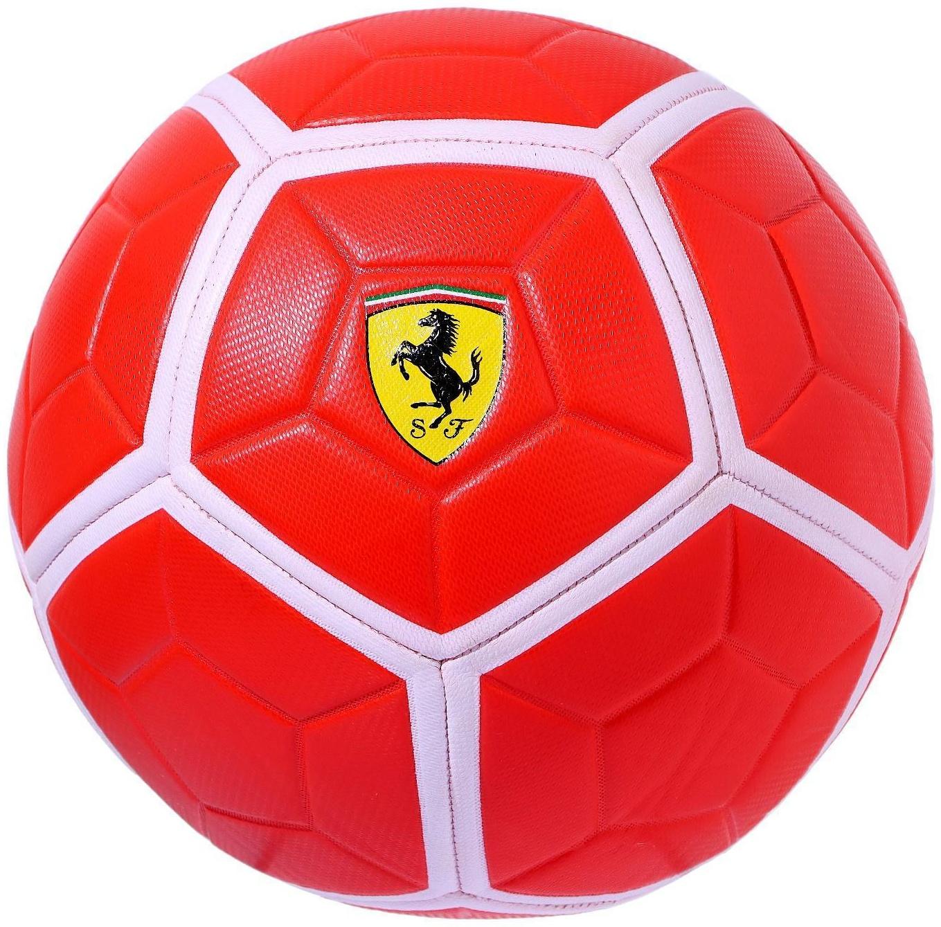 Мяч футбольный FERRARI р.5, цвет красный