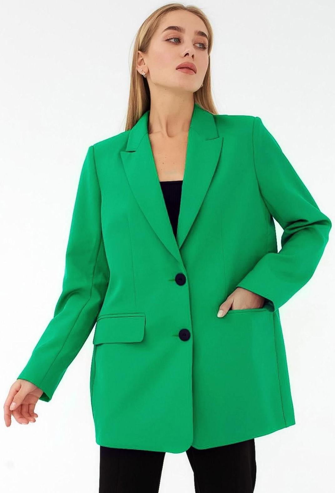 Пиджак женский MIST размер 44-46, цвет зелёный