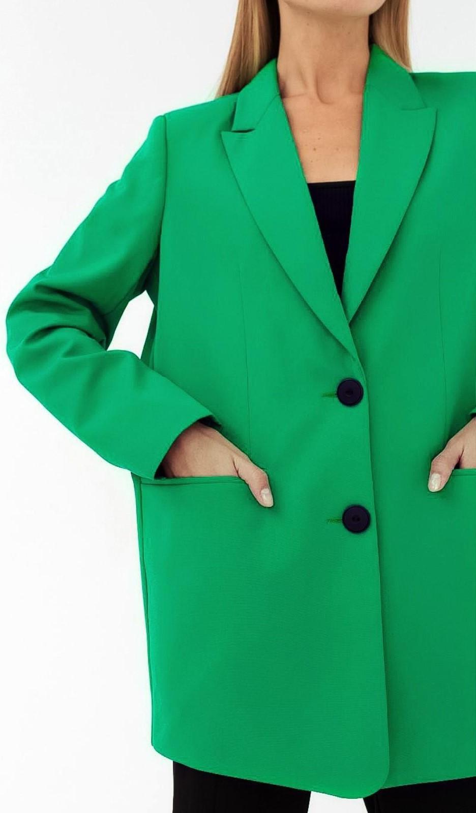 Пиджак женский MIST размер 44-46, цвет зелёный