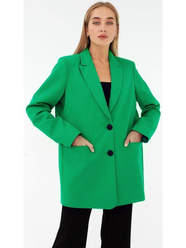 Пиджак женский MIST размер 44-46, цвет зелёный