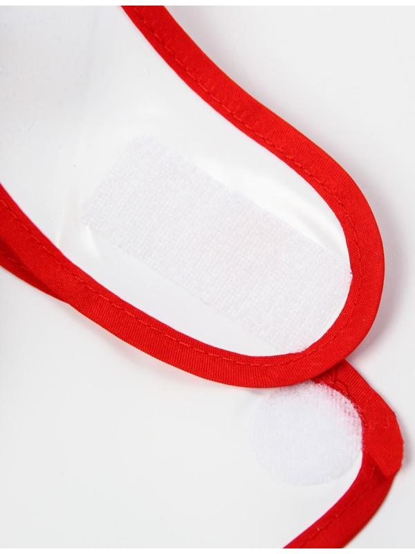 Нагрудник «Первый Новый год» непромокаемый на липучке, ПВХ, новогодняя подарочная упаковка