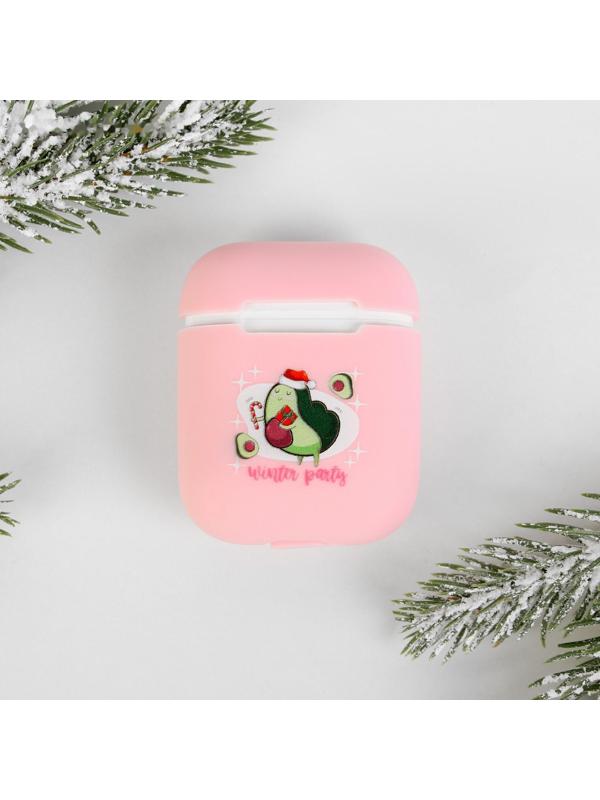 Чехол для беспроводных наушников «Winter party», 5,5 х 4,7 см