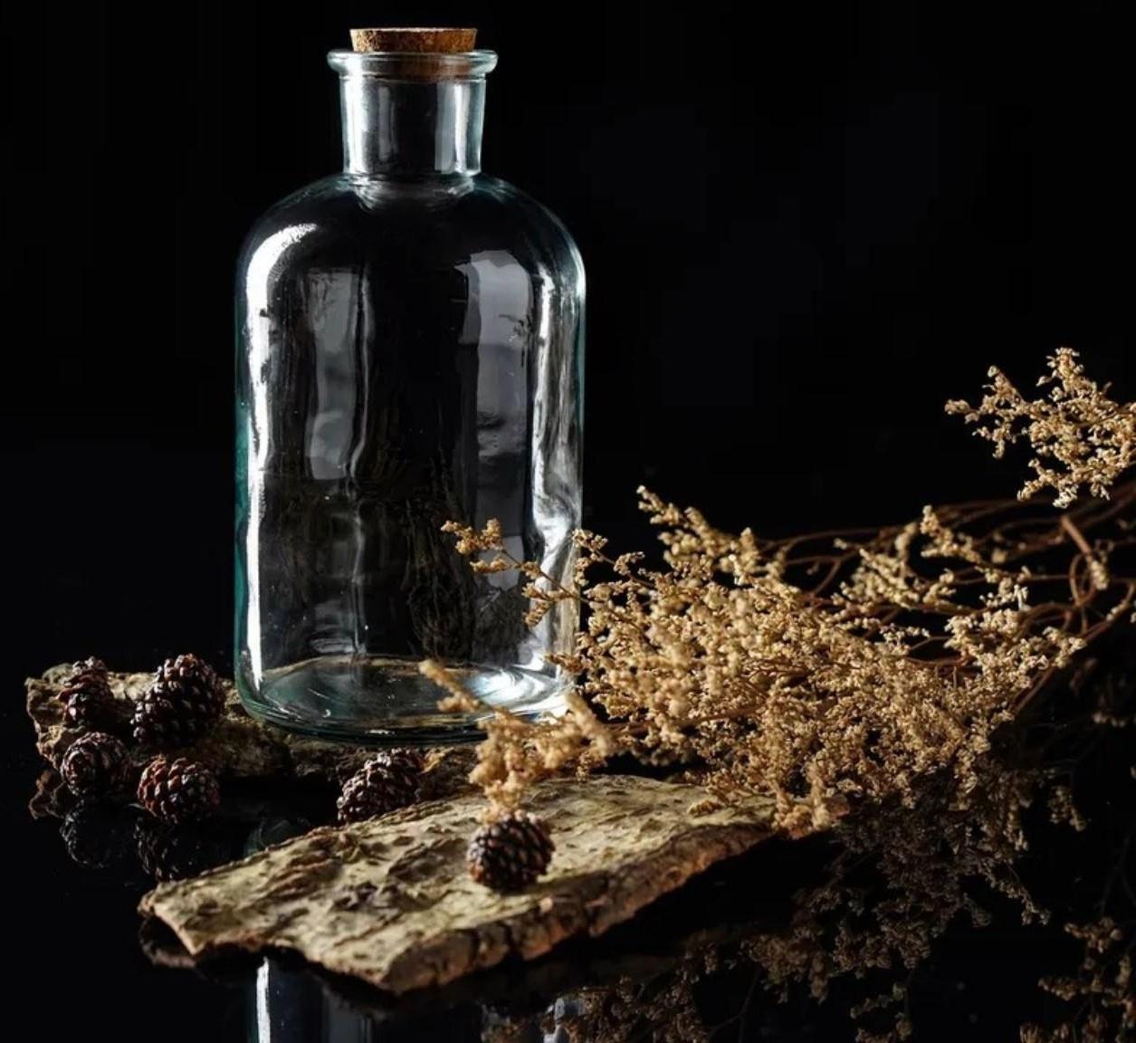 Бутыль стеклянная для масла Доляна «Парфе», 550 мл, 8×17 см