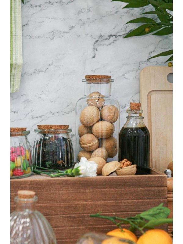 Бутыль стеклянная для масла Доляна «Парфе», 550 мл, 8×17 см