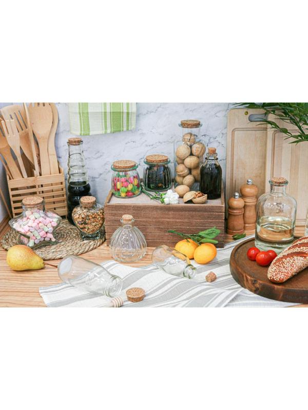 Бутыль стеклянная для масла Доляна «Парфе», 550 мл, 8×17 см