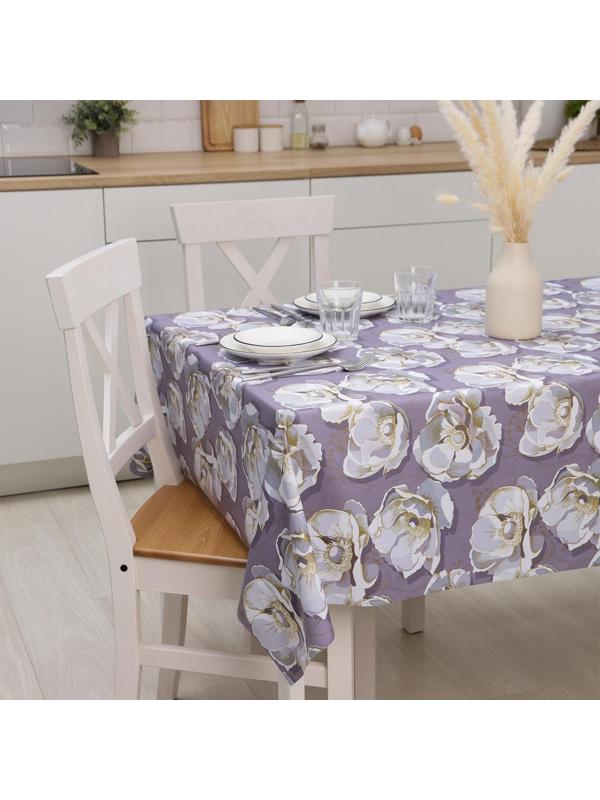 Клеёнка столовая на тканевой основе «Нежная», рулон 20 метров, ширина 137 см