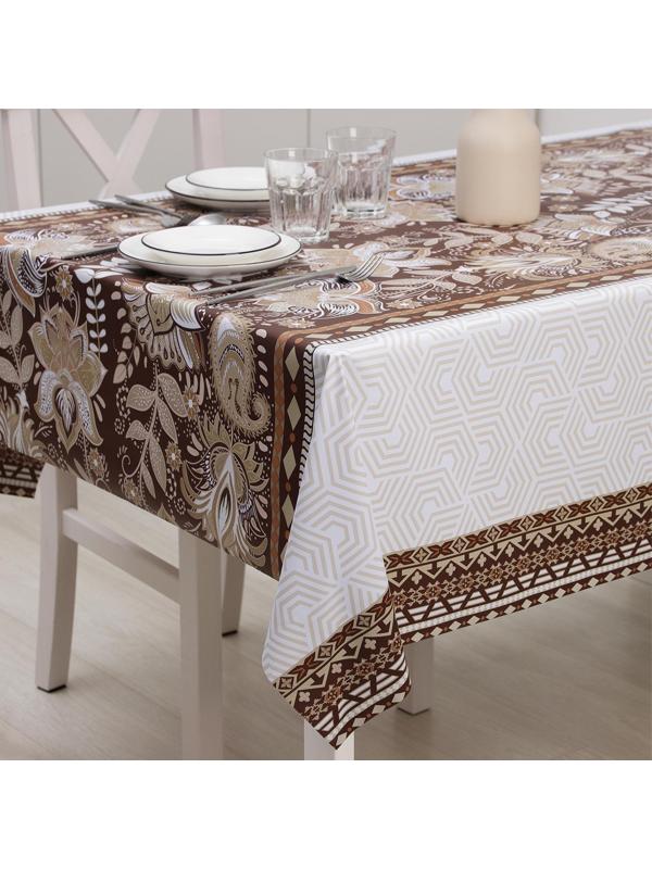 Клеёнка столовая на тканевой основе «Русская», рулон 20 метров, ширина 137 см