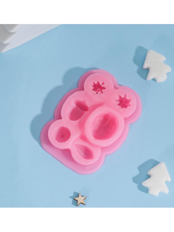 Молд «Орешки», 9×6,5×1,5 см, цвет МИКС