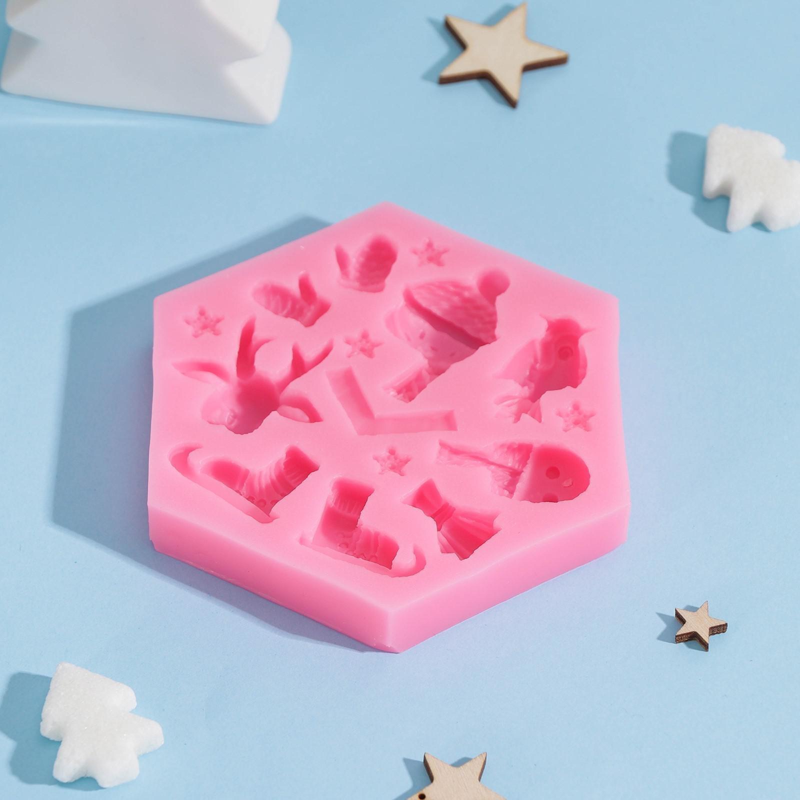 Молд «Новогодние забавы», 11,5×10×1,5 см, цвет МИКС