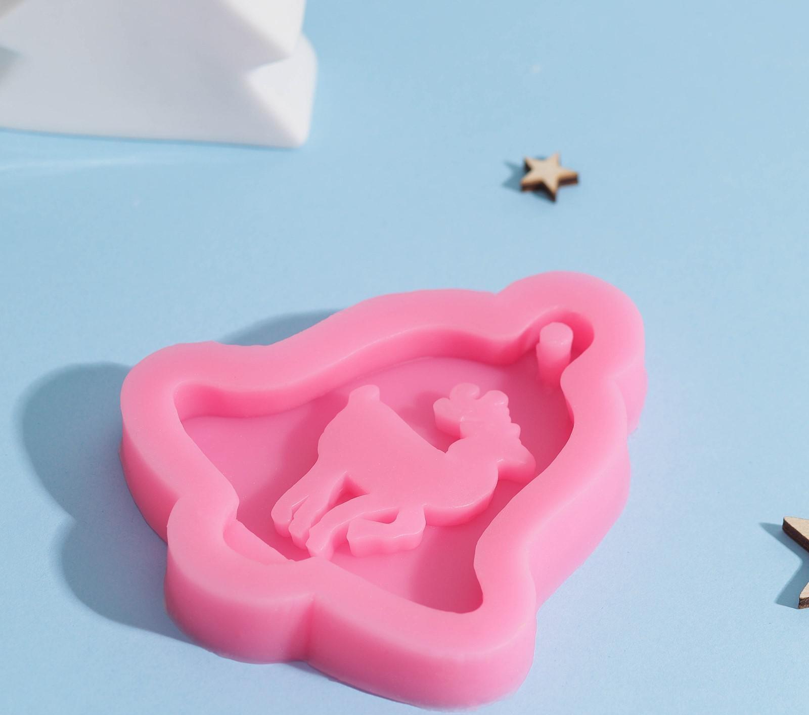 Молд «Колокольчик оленя», 10×9×1,5 см, цвет МИКС