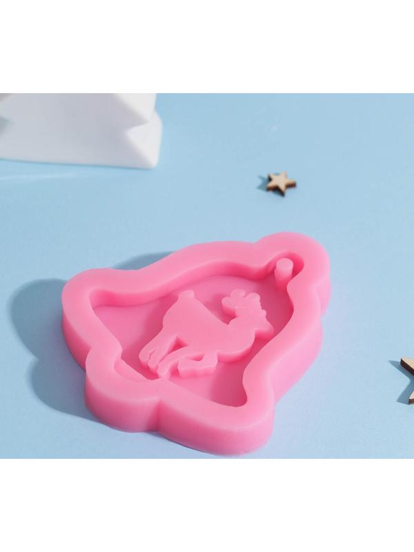 Молд «Колокольчик оленя», 10×9×1,5 см, цвет МИКС