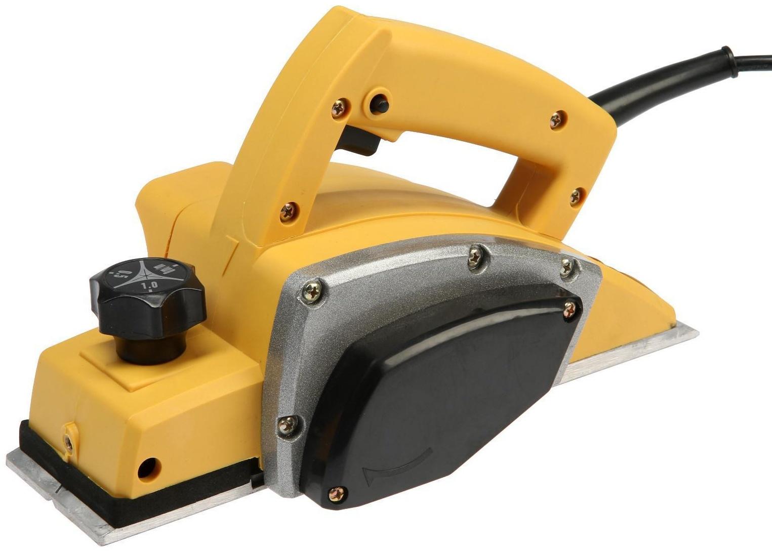 Рубанок ТУНДРА, 500 Вт, 16000 об/мин, 82 мм