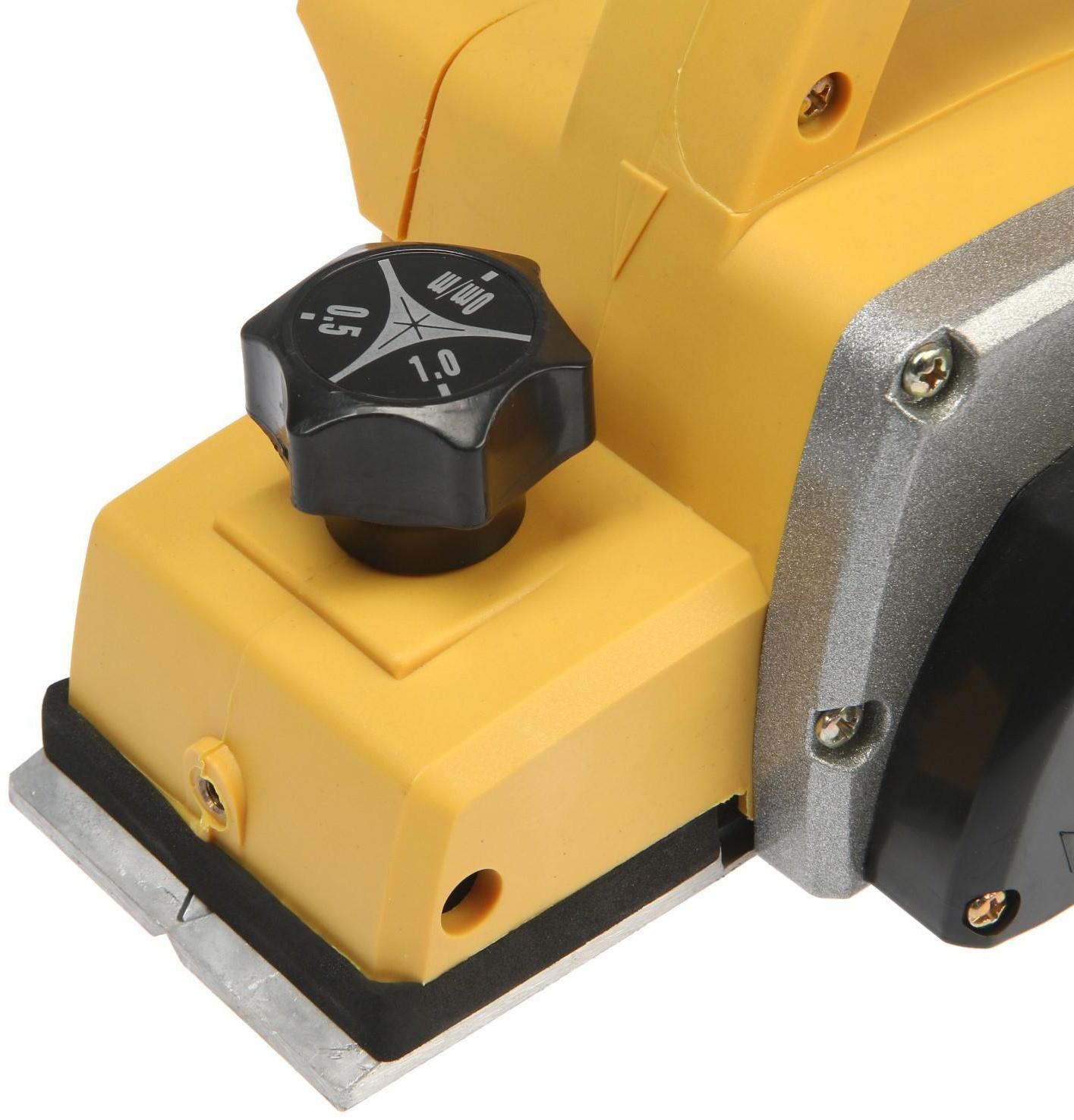 Рубанок ТУНДРА, 500 Вт, 16000 об/мин, 82 мм