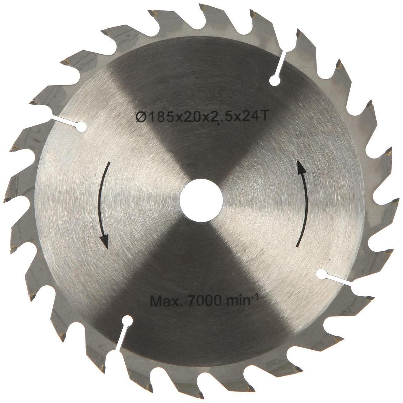 Пила циркулярная ТУНДРА, 1000 Вт, 4500 об/мин, 185 мм