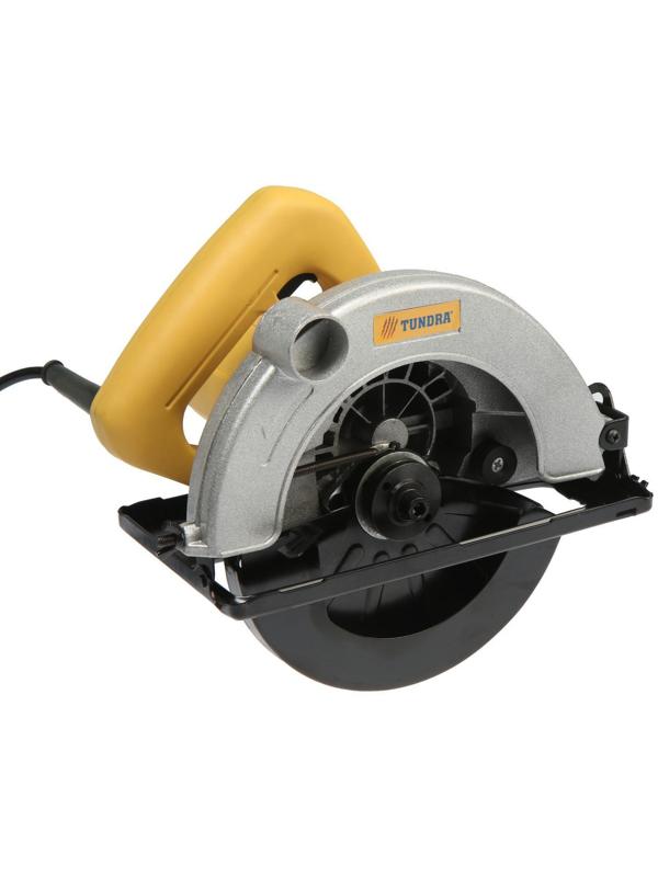 Пила циркулярная ТУНДРА, 1000 Вт, 4500 об/мин, 185 мм