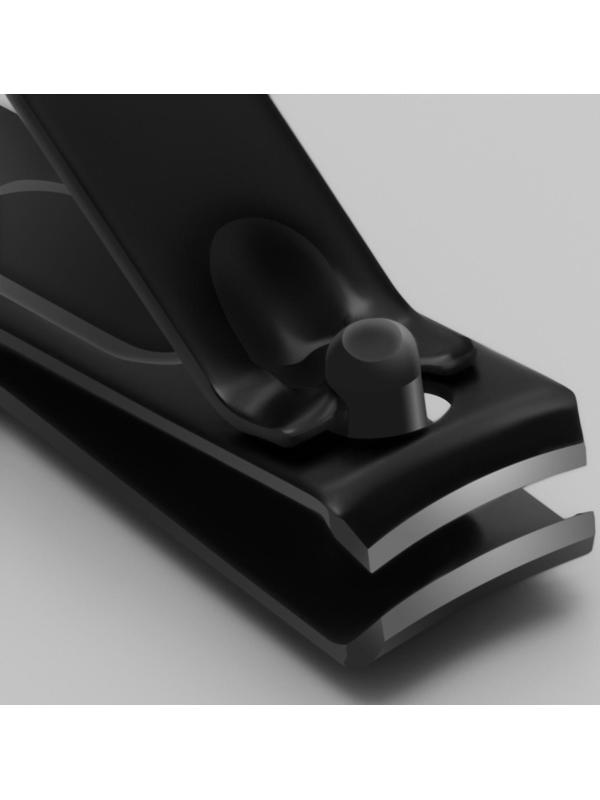 Кусачки-книпсер маникюрные, 5,9 см, на блистере, цвет чёрный