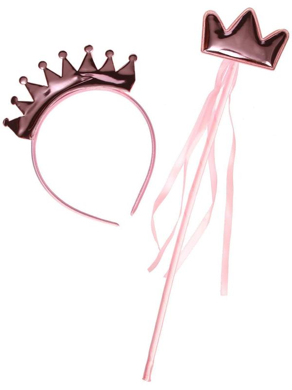 Карнавальный набор «Принцесса», 2 предмета: ободок, жезл