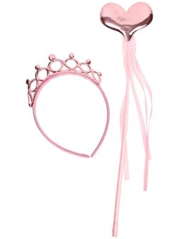 Карнавальный набор «Сердечко», 2 предмета: ободок, жезл