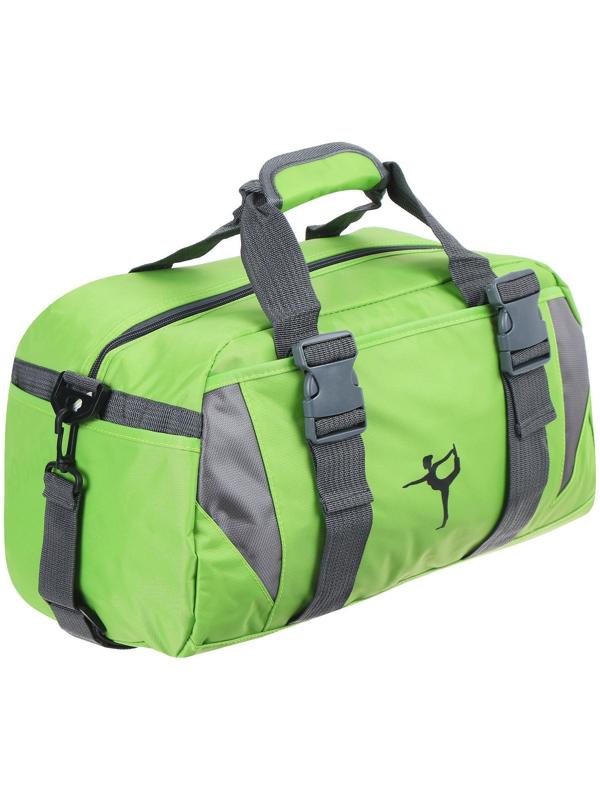 Сумка для йоги и гимнастики, 37 х 20 х 20 см, цвет зелёный